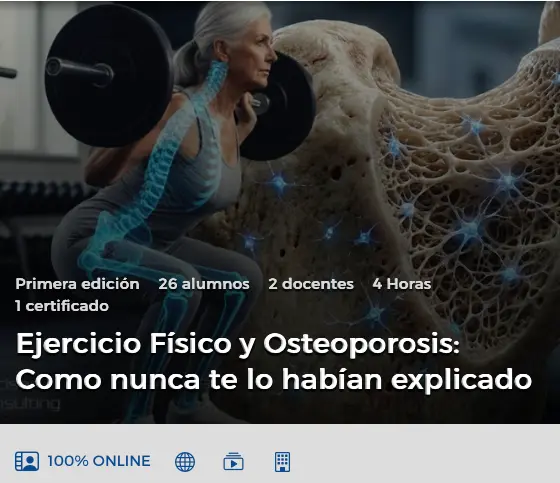 Curso Ejercicio físico y osteoporosis